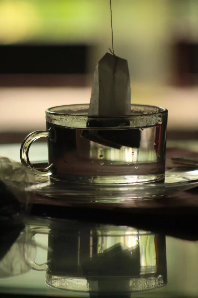 Sustainable cotton tea bag used for Himalayan tea packaging